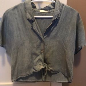 Jean blouse